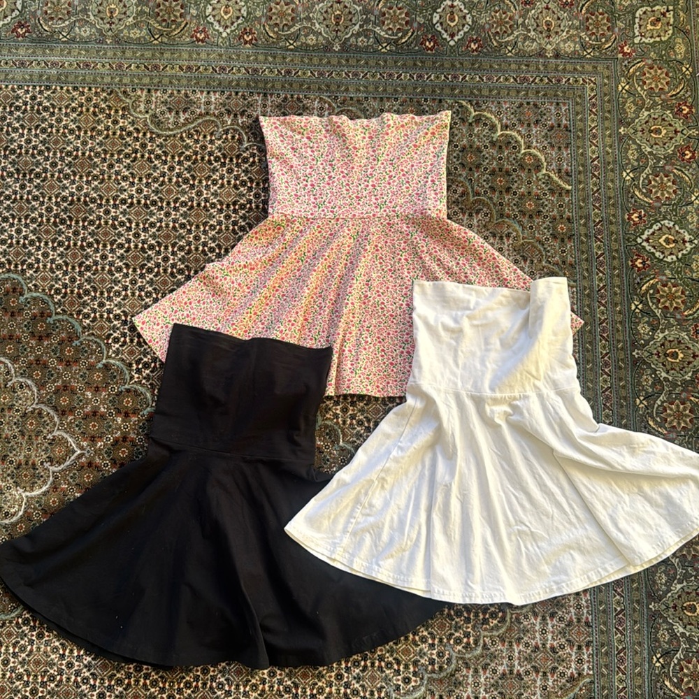 American Apparel strapless dress bundle
